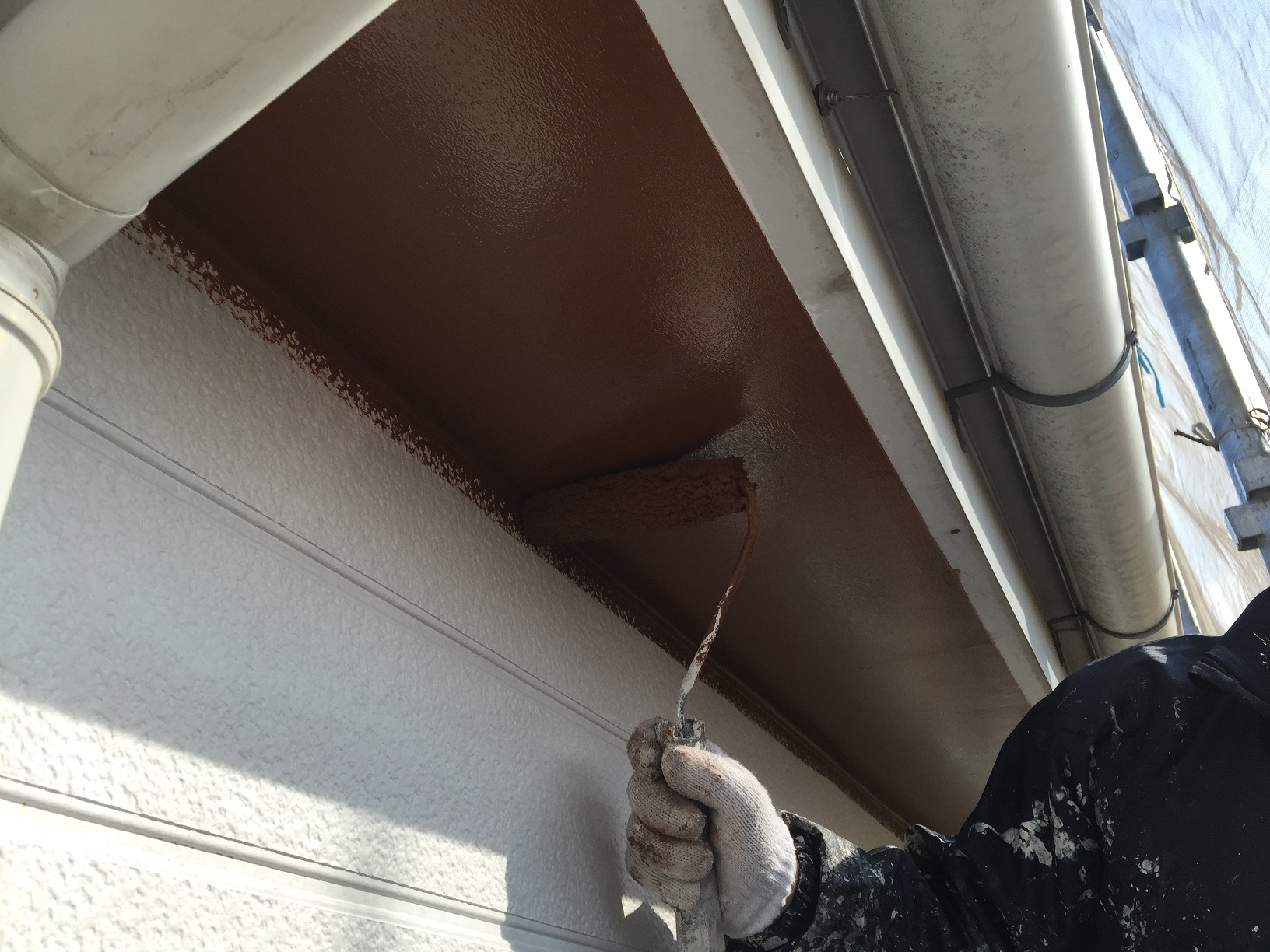 9月5日　埼玉県日高市T様　屋根,外壁塗装工事　着工します。