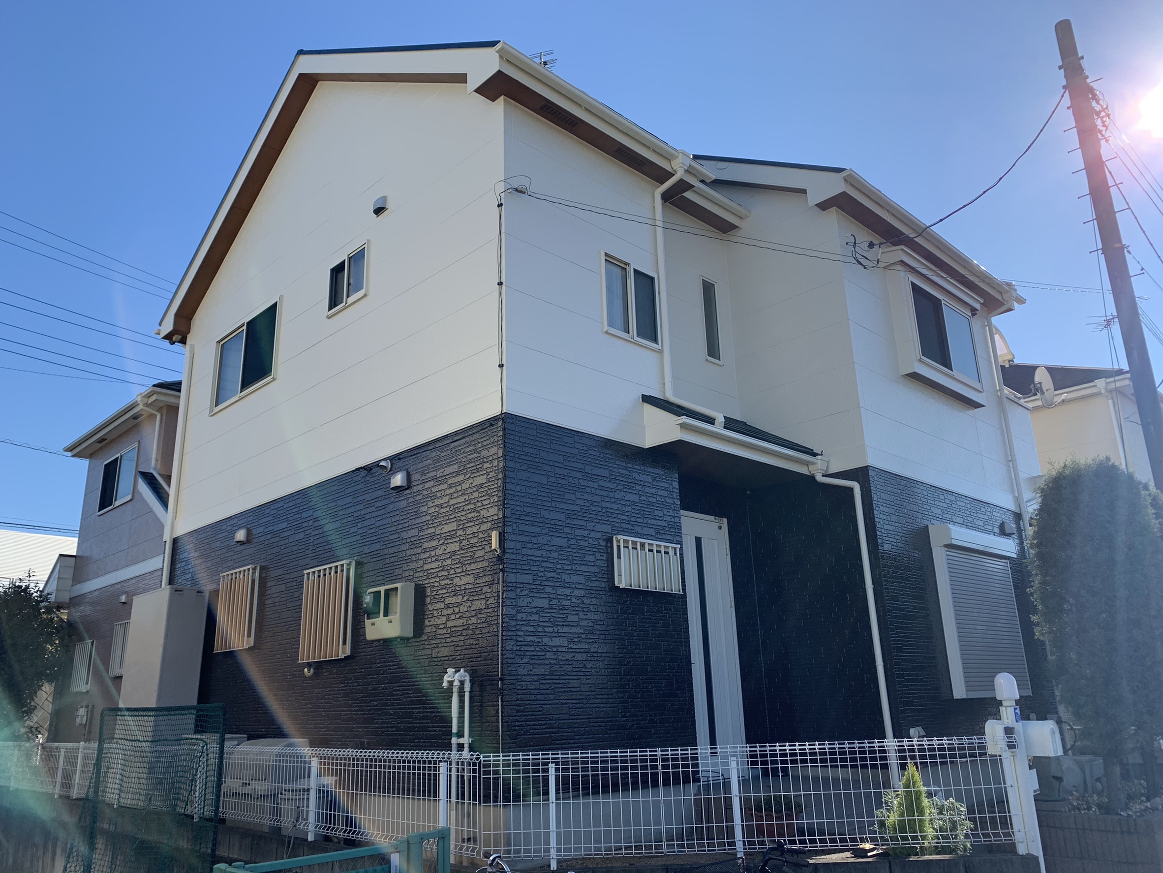 埼玉県川越市N様邸　屋根,外壁塗装工事　15年耐久　ラジカル塗料で塗装しました。