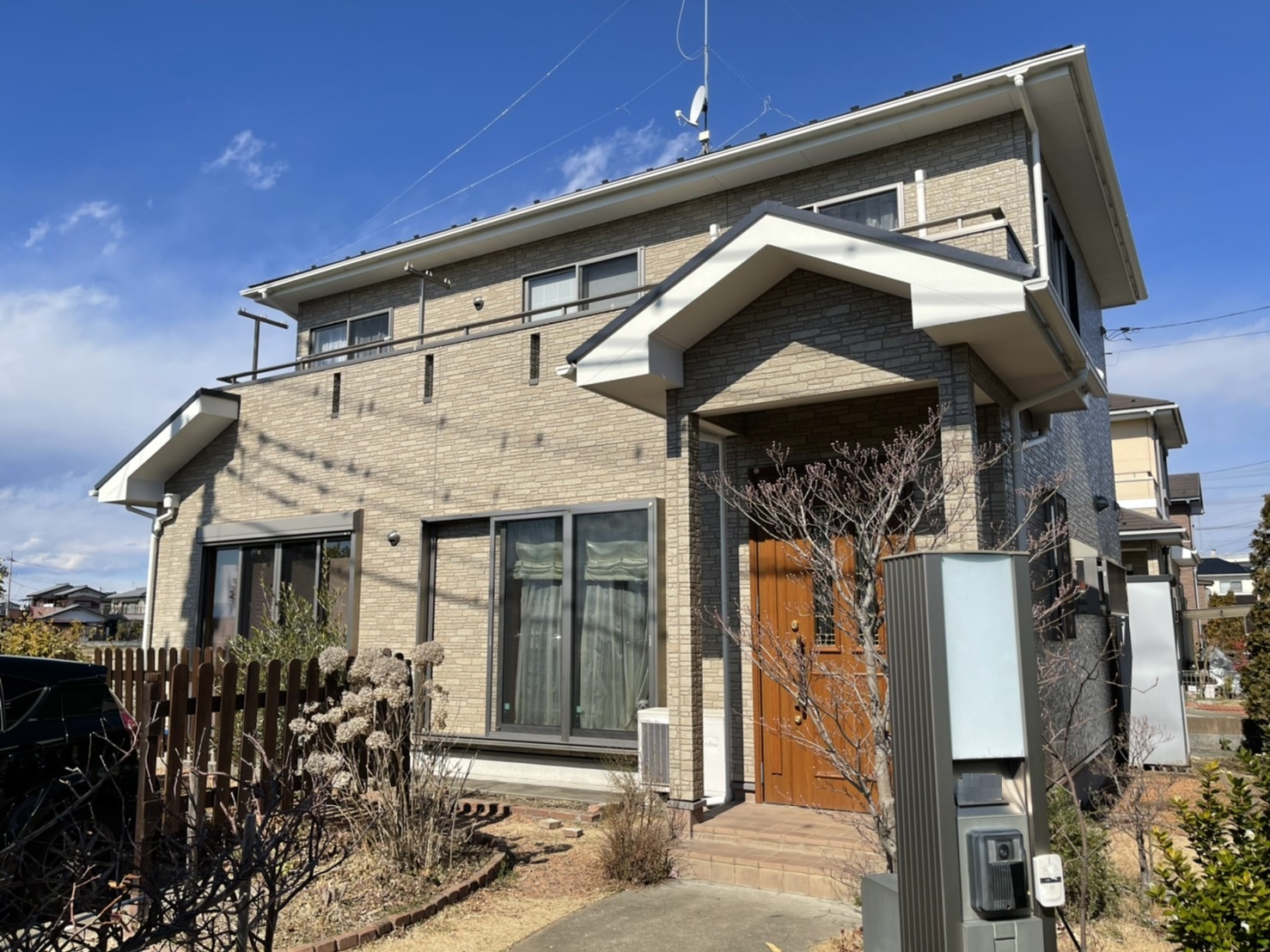 埼玉県川越市S様邸　屋根,外壁塗装工事　20年耐久　フッ素クリアー塗料で塗装しました。