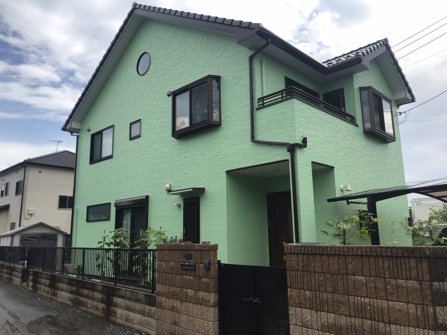 埼玉県川越市N様邸　外壁塗装工事　15年耐久　ラジカル塗料で塗装しました。