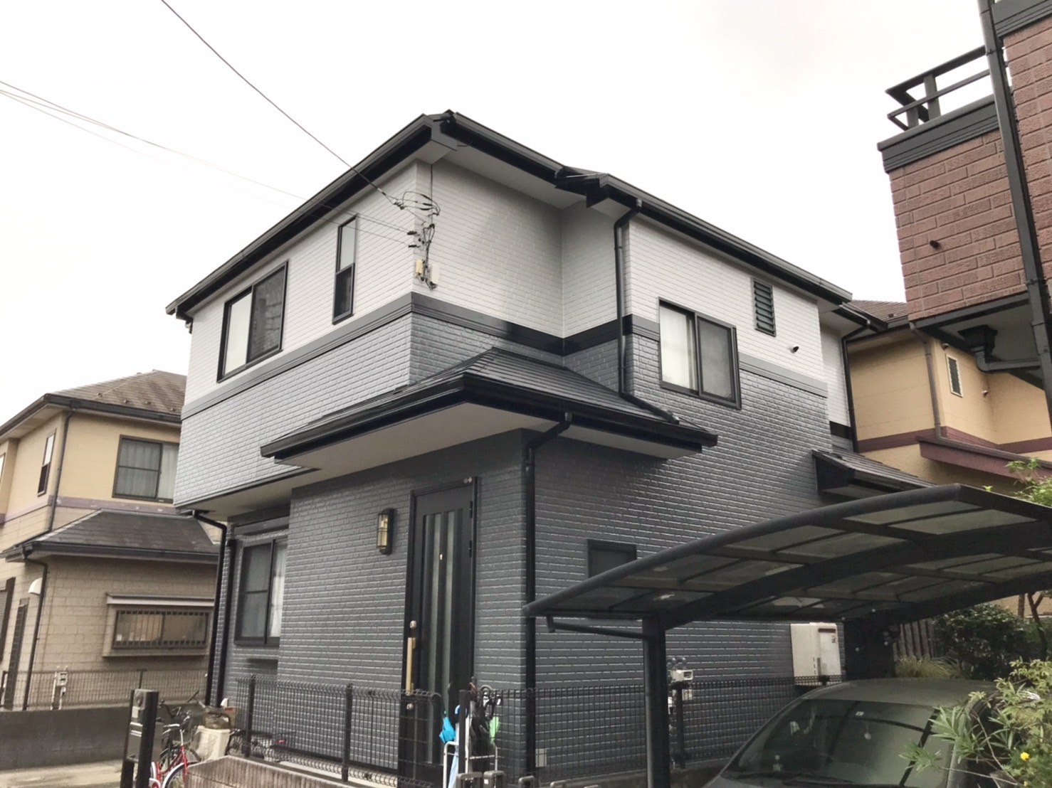 埼玉県川越市N様邸　屋根・外壁塗装工事　15年耐久　ラジカル塗料で塗装しました。