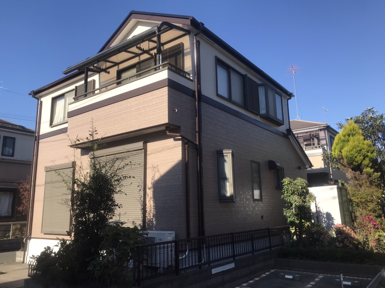 埼玉県川越市K様邸　屋根・外壁塗装工事（基礎補修含む）15年耐久　ラジカル塗料で塗装しました。