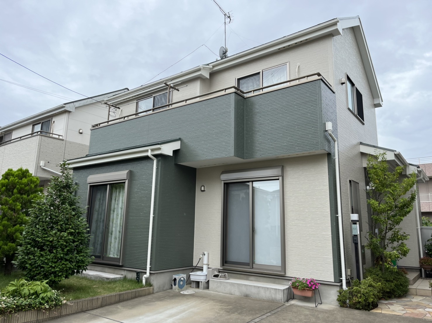 埼玉県川越市K様邸　屋根・外壁塗装工事　20年耐久　フッソ塗料で塗装しました。