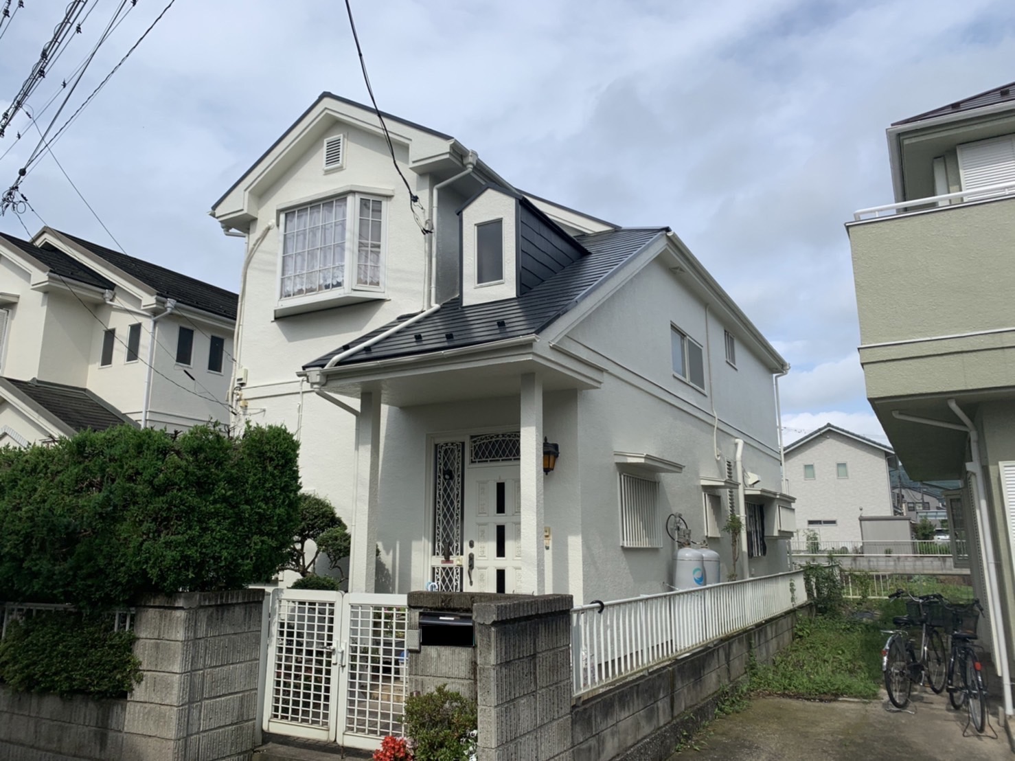 埼玉県毛呂山町M様邸　屋根・外壁塗装工事　10年耐久　シリコン塗料で塗装しました。