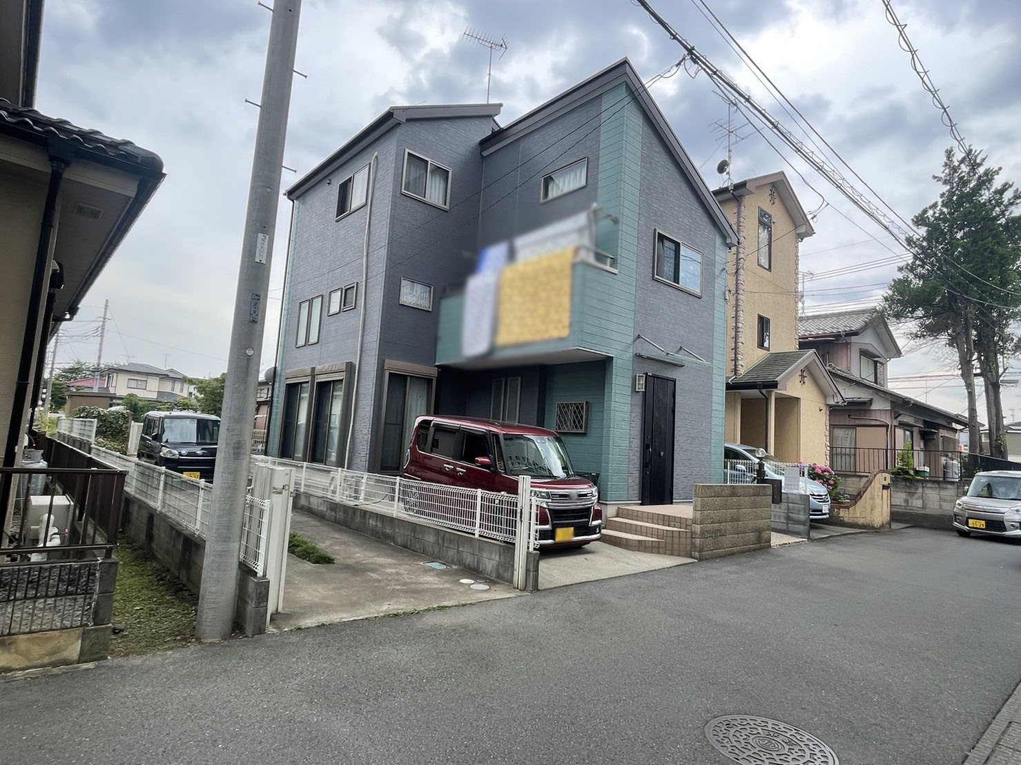 埼玉県川越市H様邸　屋根、外壁塗装工事、ベランダ床防水工事　15年耐久　ラジカル塗料で塗装しました。