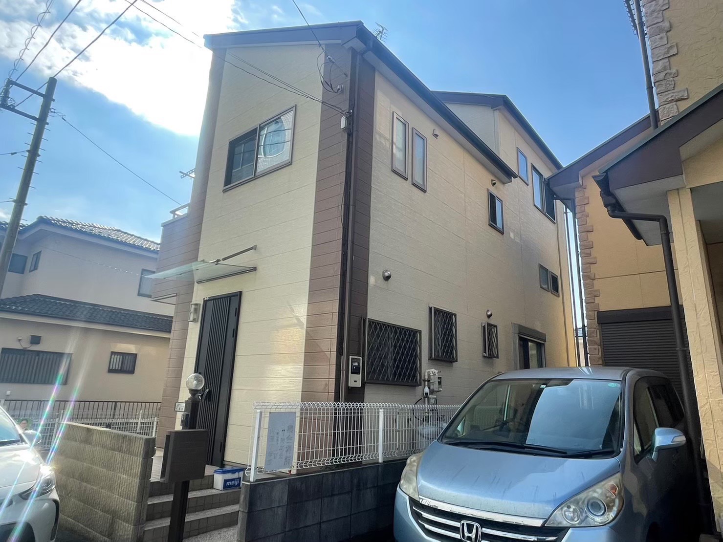 埼玉県川越市H様邸　屋根、外壁塗装工事、ベランダ床防水工事　15年耐久　ラジカル塗料で塗装しました。