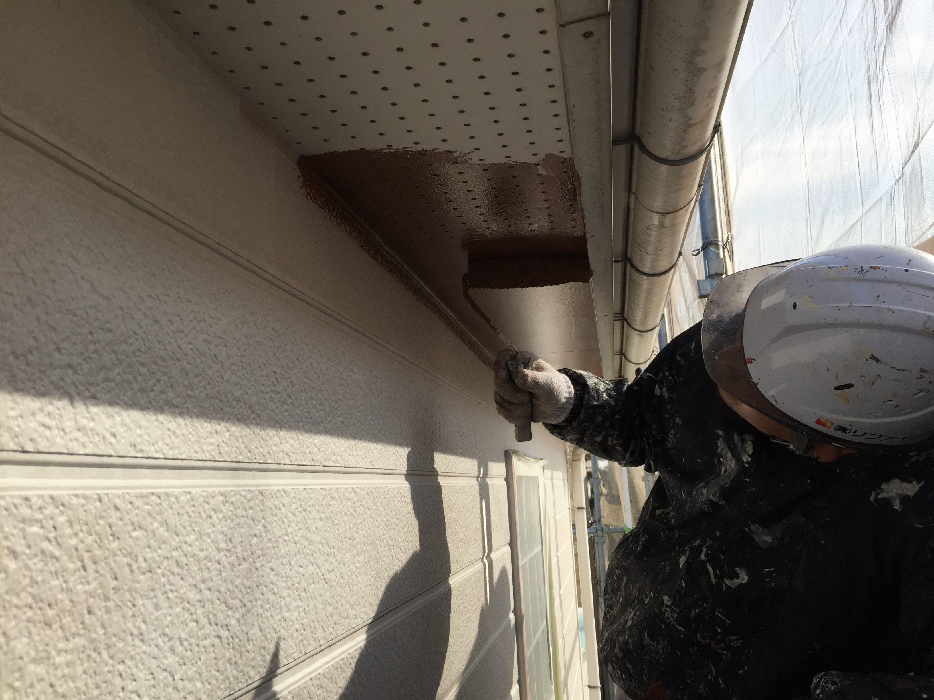 2月18日　埼玉県川越市M様　外壁塗装工事着工します！